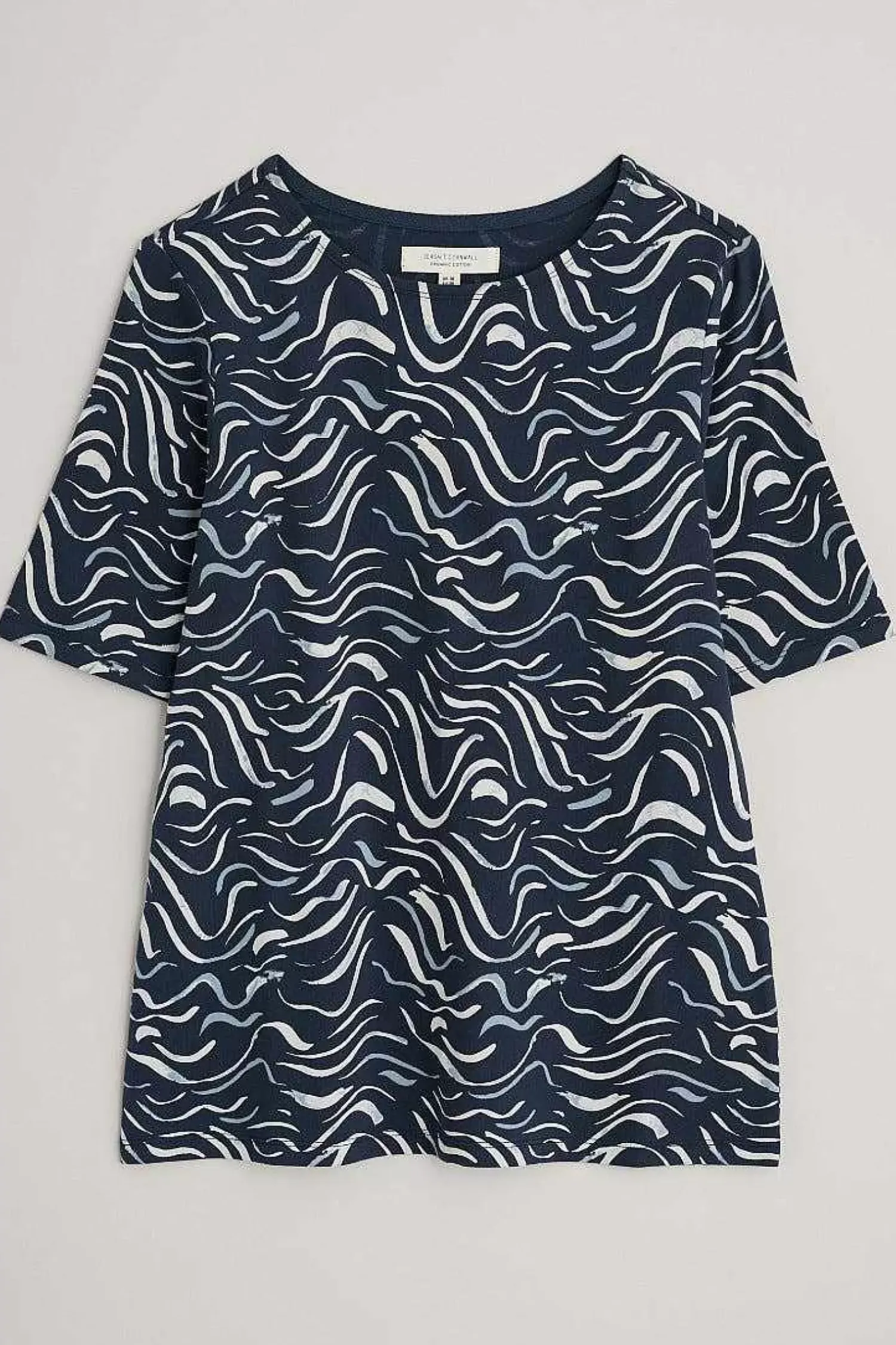 Tops<Seasalt Cornwall Poisson Jersey Top (Gots) Tide Lines Maritime