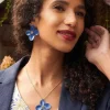 Jewellery<Seasalt Cornwall Pollinator Flower Stud Earrings Lunaria Blue Jay
