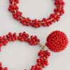 Jewellery<Seasalt Cornwall Redpoll Beaded Circle Earrings Crab Shell
