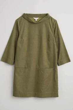 Tunics<Seasalt Cornwall Sail By The Stars Needlecord Tunic Light Olive