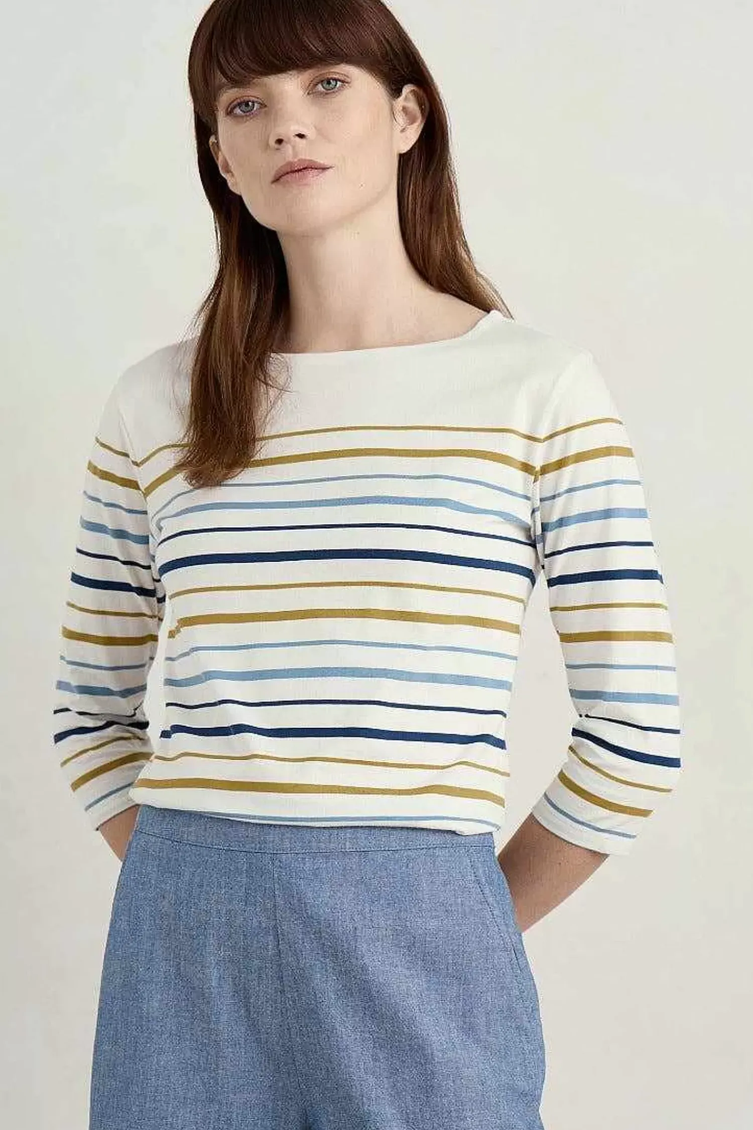 Tops<Seasalt Cornwall Sailor Top (Gots) Falmouth Tri Shore Marine