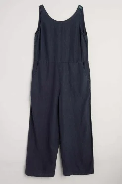 Trousers & Shorts<Seasalt Cornwall Salt Air Linen Jumpsuit Maritime