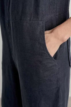 Trousers & Shorts<Seasalt Cornwall Salt Air Linen Jumpsuit Maritime