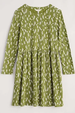 Dresses<Seasalt Cornwall Sea Mirror Jersey Dress Dried Grass Dark Citron