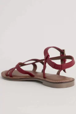 Sandals<Seasalt Cornwall Sea Step Strappy Leather Sandals Mainsail