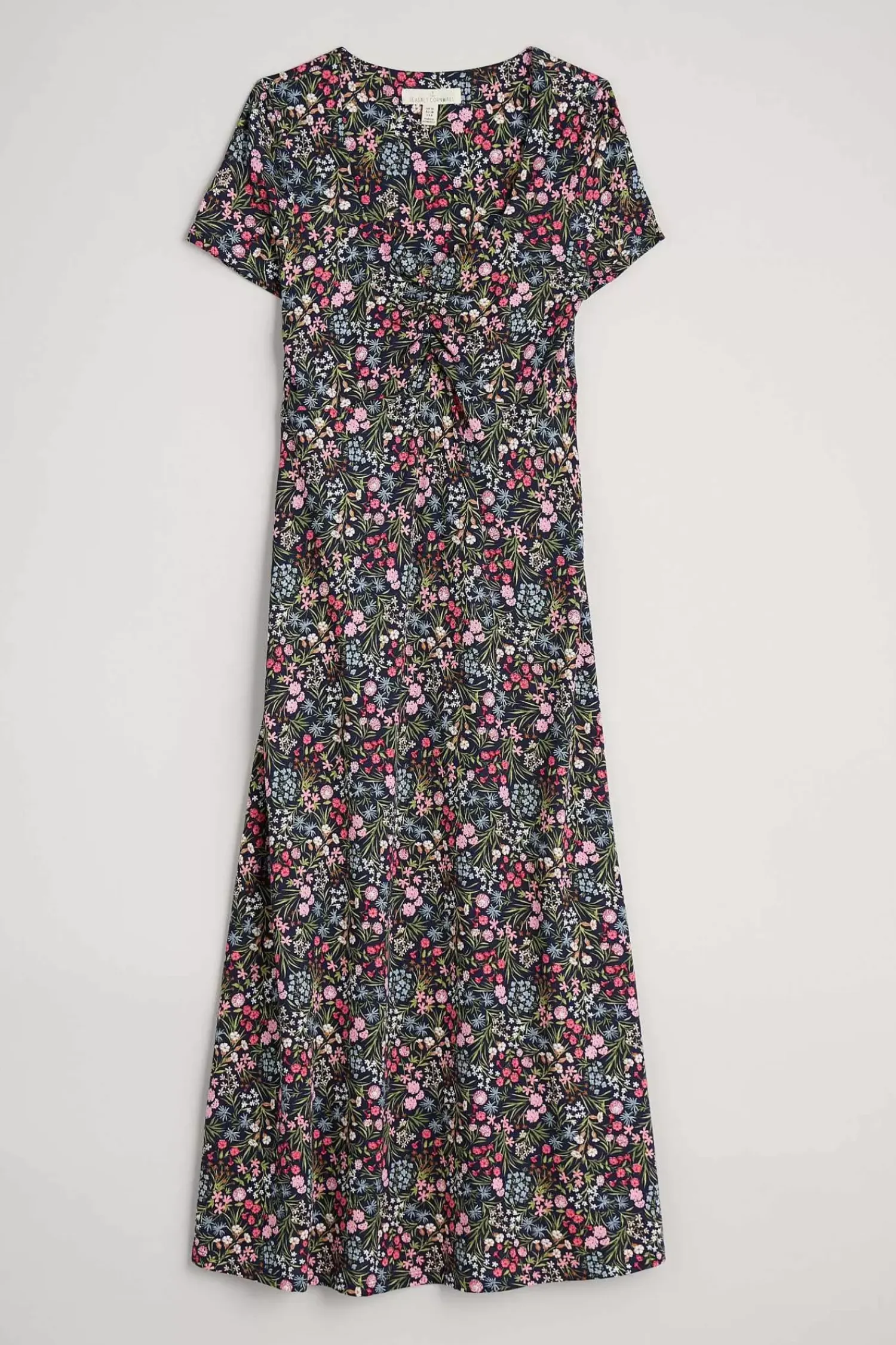 Dresses<Seasalt Cornwall Secret Cove Empire Line Midi Dress Campion Field Maritime