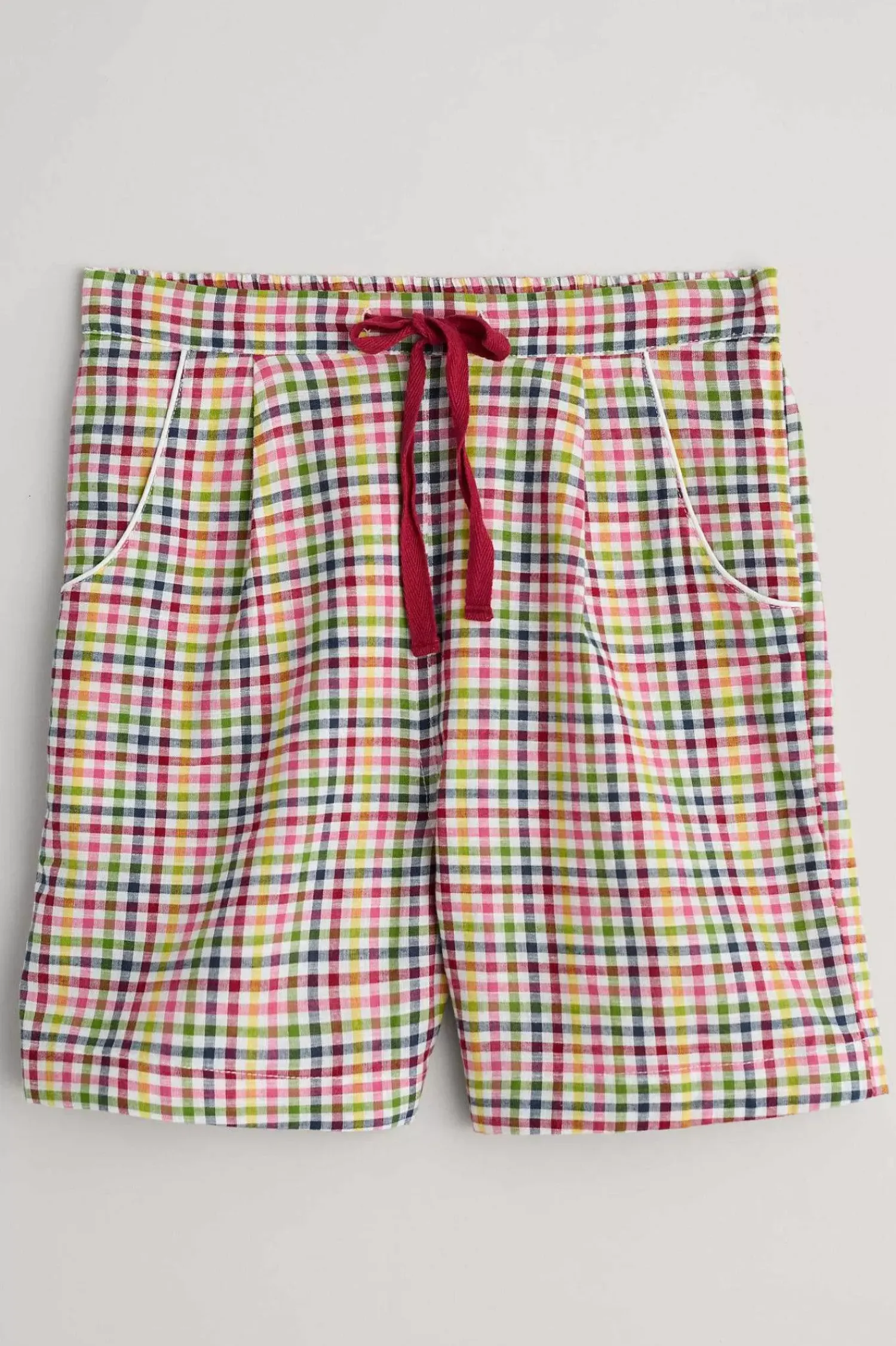 Nightwear<Seasalt Cornwall Senara Checked Summer Pyjamas Quartz Mini Pebble Multi