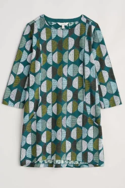 Tunics<Seasalt Cornwall Shore Foraging Printed Tunic (Gots) Circle Markings Seaway