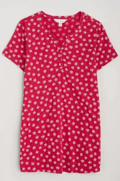 Tops<Seasalt Cornwall Short-Sleeved Risso Top Seadance Ditsy Rudder