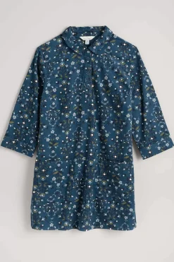 Tunics<Seasalt Cornwall Sky Sketch Needlecord Tunic Floral Blanket Dark Lugger