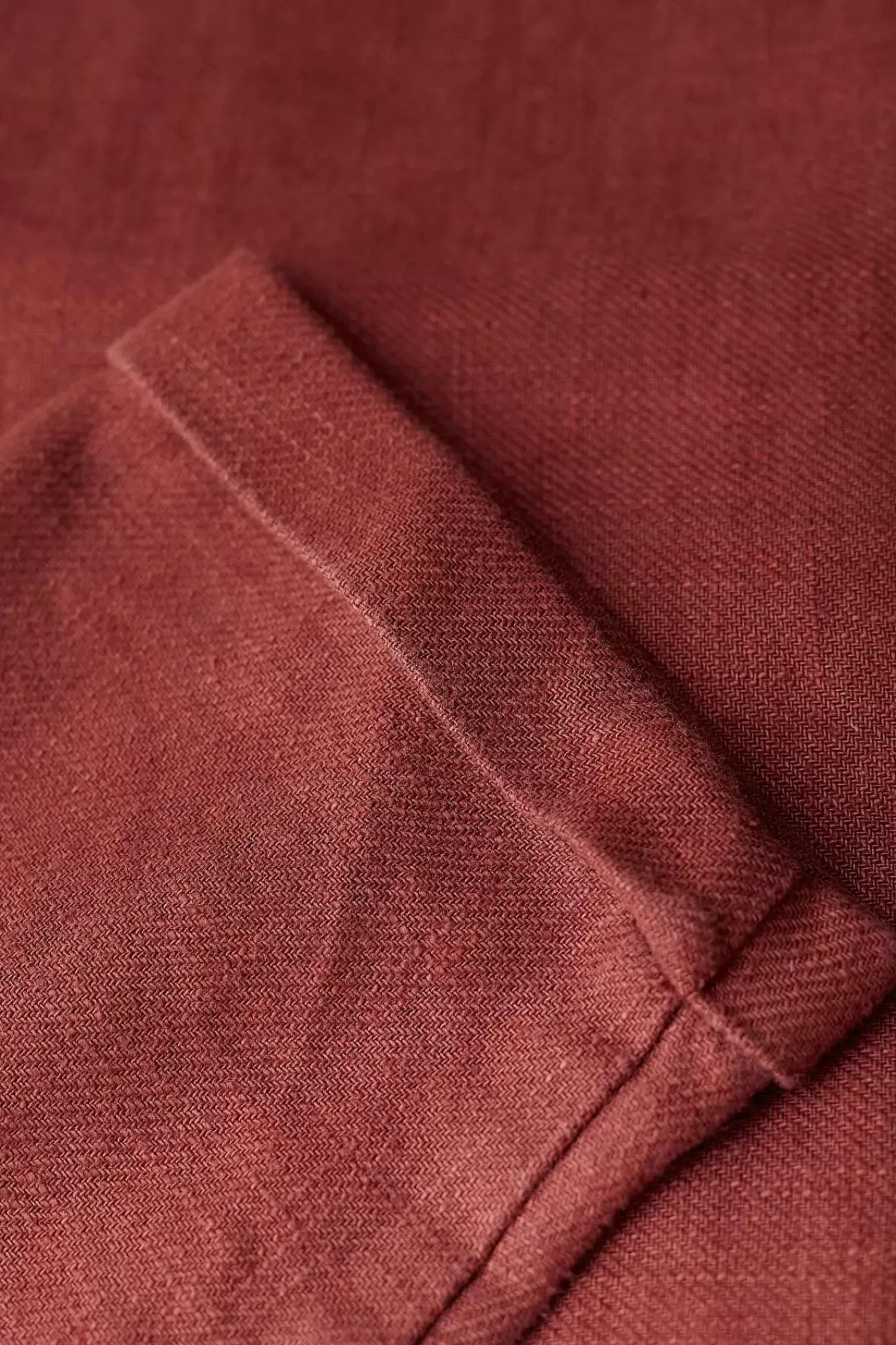 Tunics<Seasalt Cornwall St Agnes Clay Ramie-Blend Tunic Burgundy