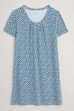 Tunics<Seasalt Cornwall Star Dance Short Sleeve Tunic Seaweed Frond Chalk