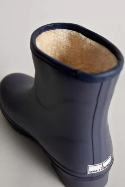 Coats & Jackets<Seasalt Cornwall Storm Chaser Fleece-Lined Wellies Fathom