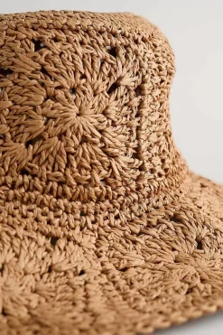 Hats<Seasalt Cornwall Sundew Crochet Hat Natural