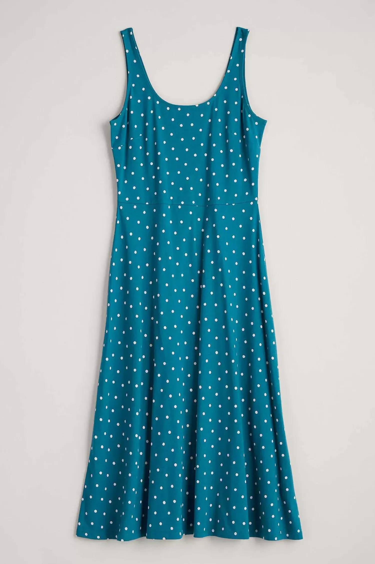 Dresses<Seasalt Cornwall Sun Gleam Jersey Midi Dress Little Sponge Spot Mast