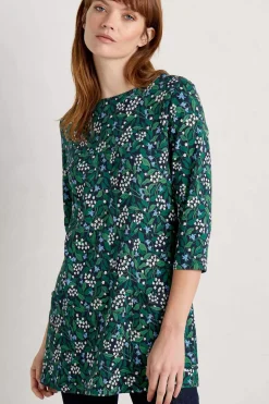Tunics<Seasalt Cornwall Tall Waves Jersey Tunic Flower Meadow Maritime