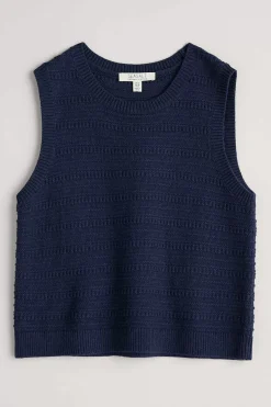 Knitwear<Seasalt Cornwall Tepel Knitted Vest Maritime