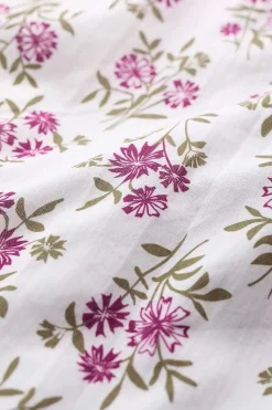Dresses<Seasalt Cornwall Top Terrace Fit-And-Flare Dress Ink Stamp Floral Chalk