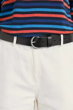 Belts<Seasalt Cornwall Townshend Leather Belt Black