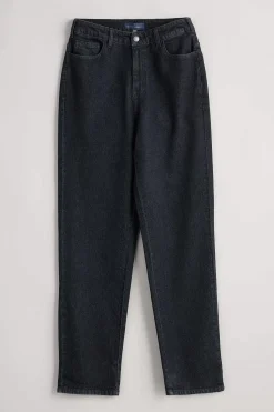 Trousers & Shorts<Seasalt Cornwall Trenow Cove Straight Leg Jeans Inkwell Overdye
