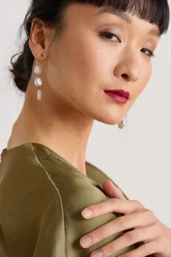 Jewellery<Seasalt Cornwall Valency Freshwater Pearl Drop Earrings Arthek Mix