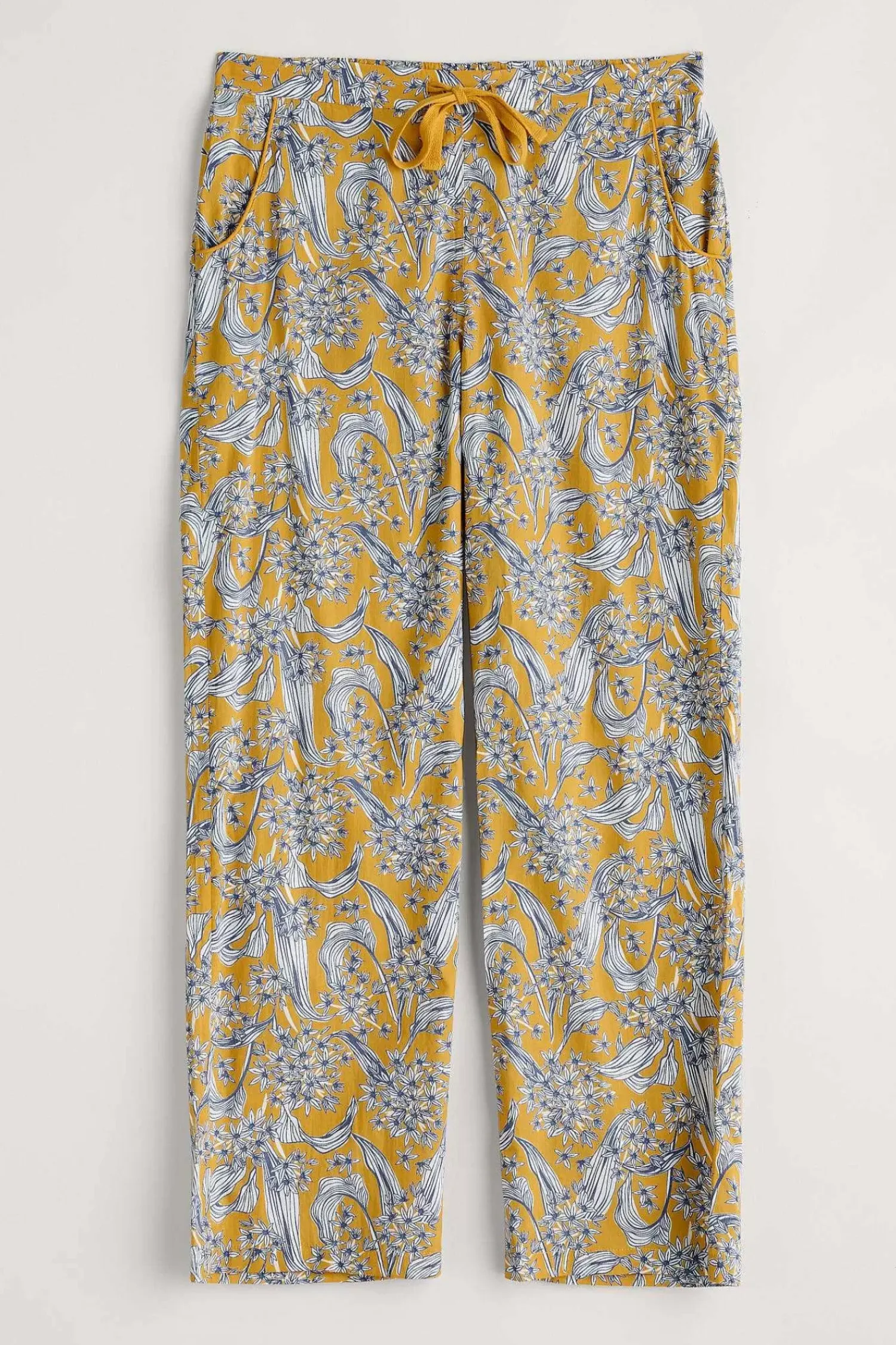 Nightwear<Seasalt Cornwall View Point Pyjamas Woodland Garlic Dark Dijon