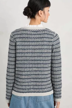 Knitwear<Seasalt Cornwall Wall Penny Jumper Maze Marine Aran