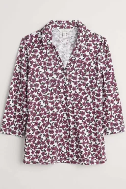 Tops<Seasalt Cornwall Wavecrest Jersey Shirt (Gots) Field Flower Chalk