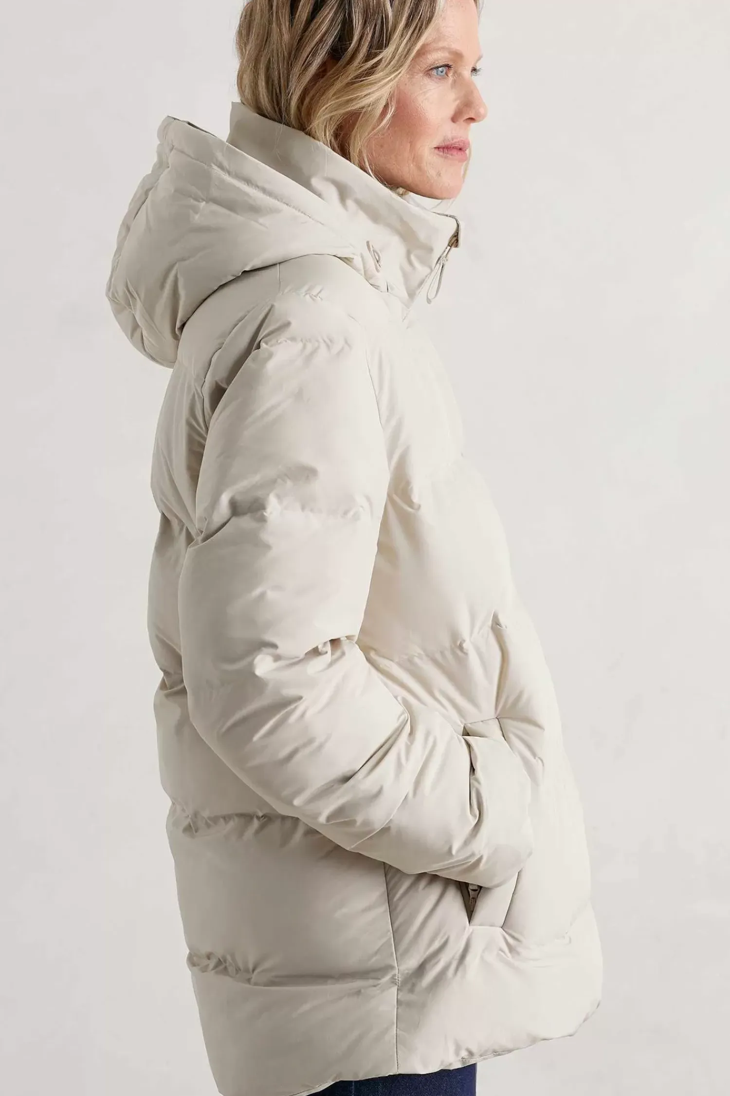Coats & Jackets<Seasalt Cornwall Waymaker Waterproof Puffer Jacket Aran