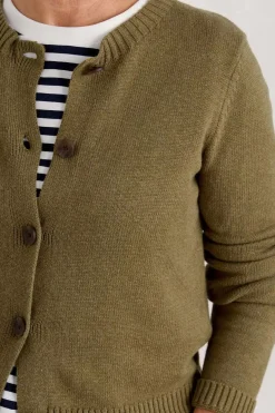 Knitwear<Seasalt Cornwall Wheal Pool Organic Cotton Cardigan Fern Moss