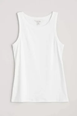 Tops<Seasalt Cornwall Wild Plain Organic Cotton Racerback Vest (Gots) Salt
