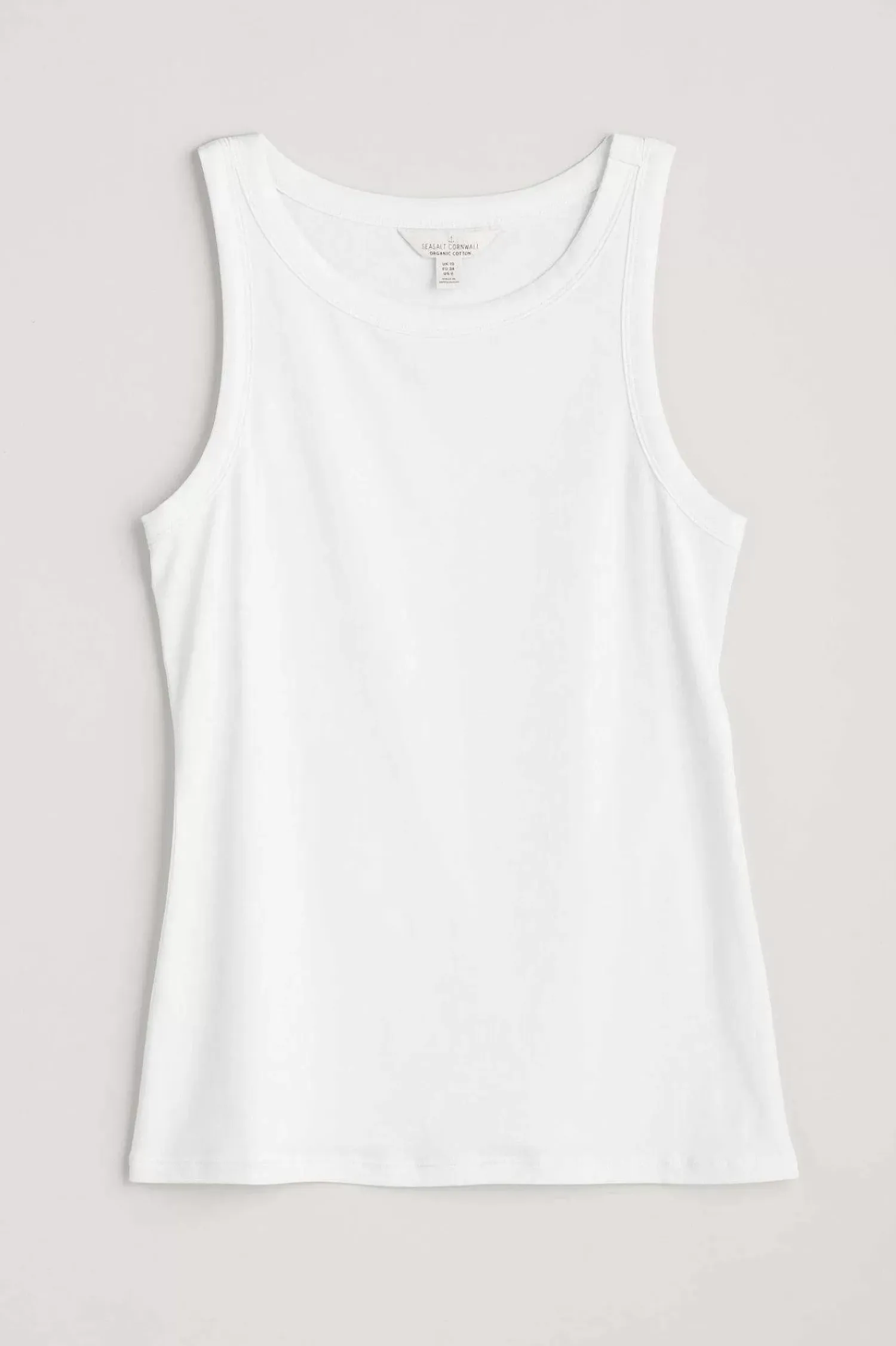 Tops<Seasalt Cornwall Wild Plain Organic Cotton Racerback Vest (Gots) Salt