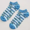 Socks & Tights<Seasalt Cornwall Women's Arty Organic Cotton Trainer Socks Celandine Clear Sky