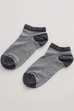 Socks & Tights<Seasalt Cornwall Women's Everyday Trainer Socks Spot Stripe Dusk